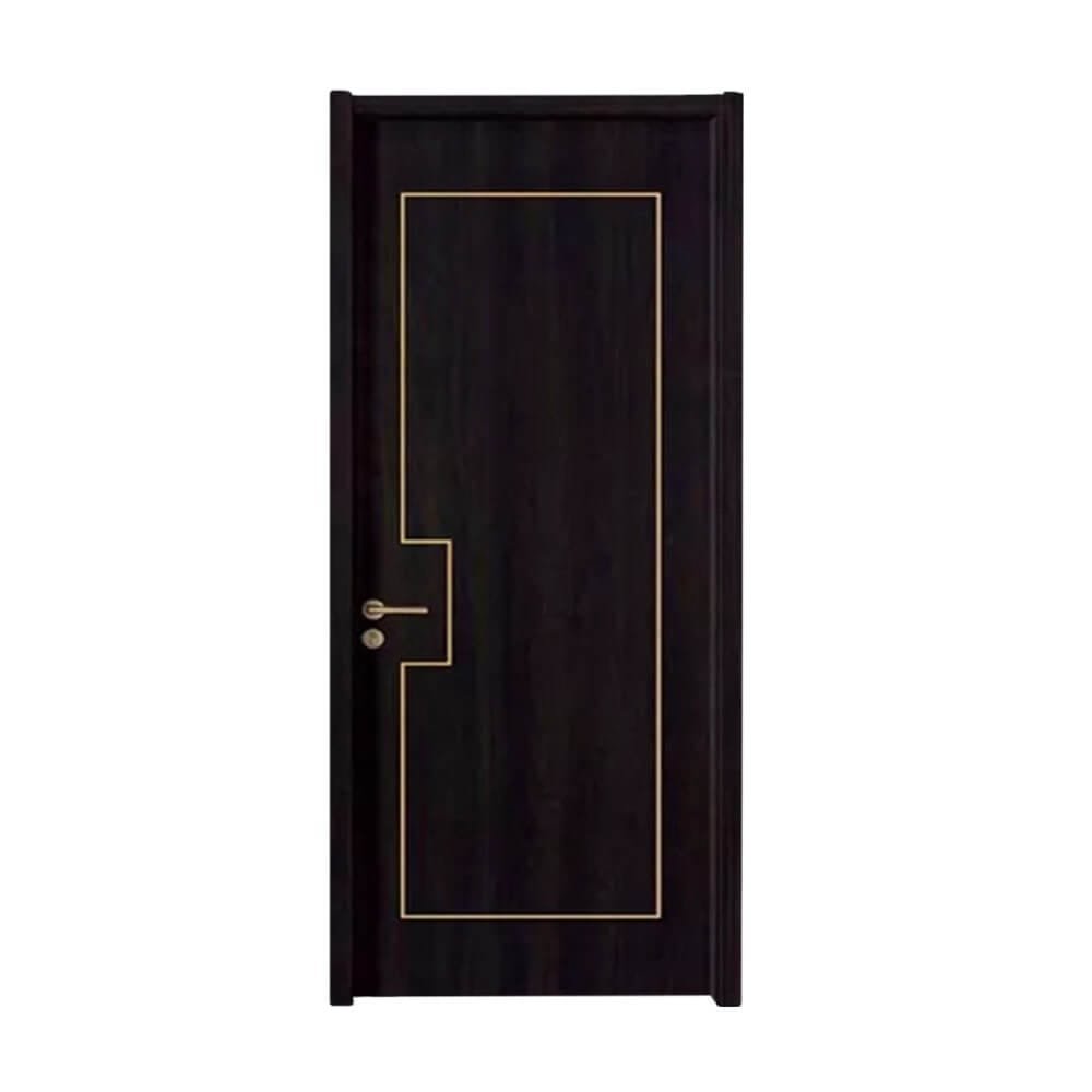 The Kest kestwpc005 is a high-quality Wood Plastic Composite (WPC) door that combines superior moisture resistance with cutting-edge design. It features a light grey oak-textured surface with a striking dark grey asymmetric geometric overlay. Perfect for modern bathrooms, bedrooms, and offices, this door offers a waterproof, termite-proof solution without compromising on style.