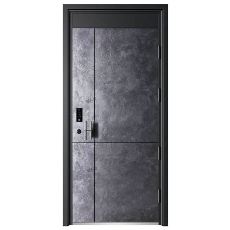 Kest Luxury Stone Texture Security Door with Integrated Smart Lock