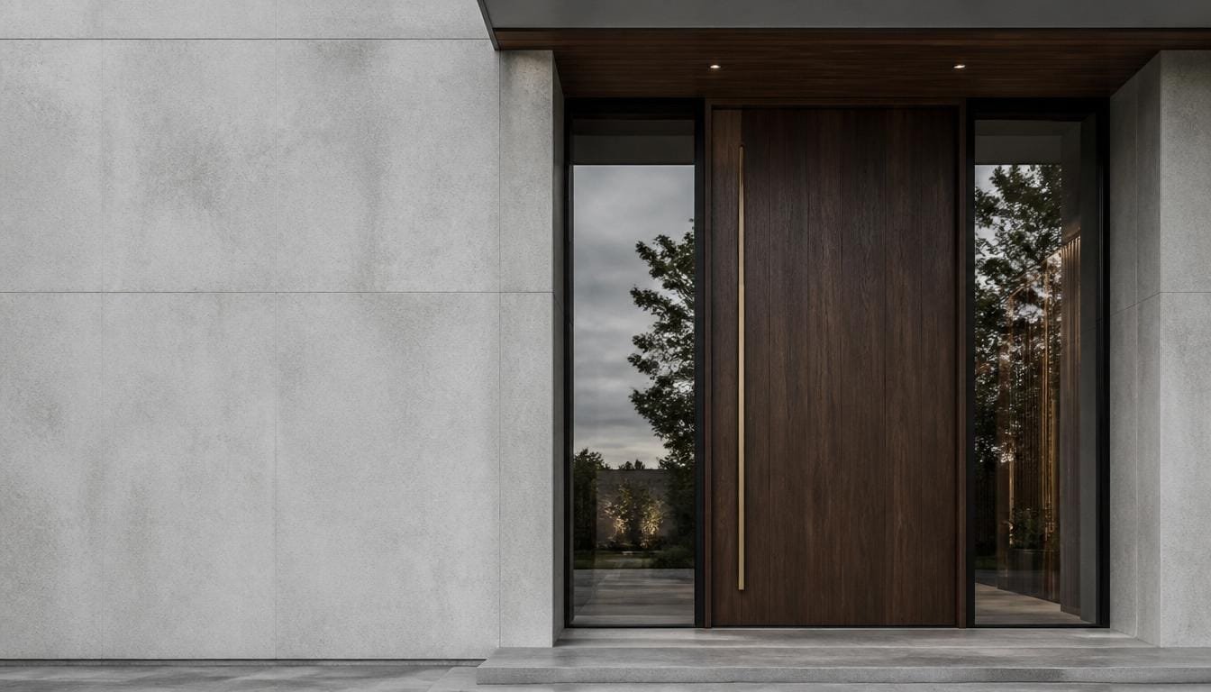 Luxury commercial entrance
